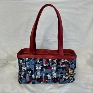 Disney x Harvey's Mickey Loves Minnie Satchel Tote EUC
